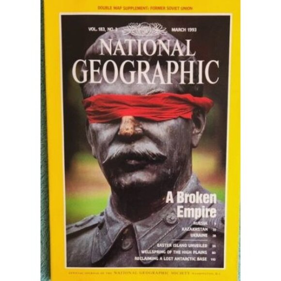 National Geographic March 1993 A Broken Empire Issue Vol 183 No 3 - Picture 3 of 3